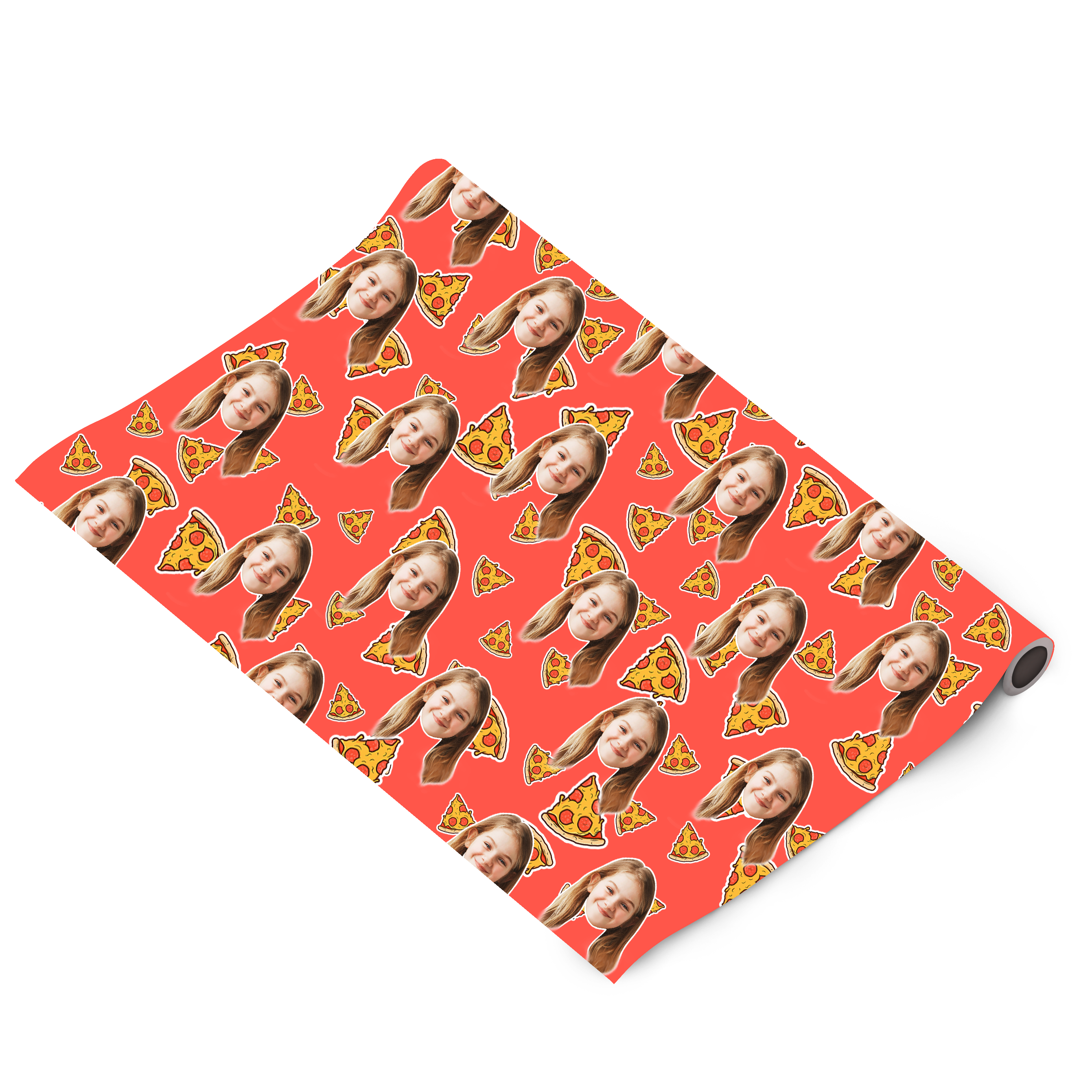 נייר עטיפה פיצה עם פרצוף
