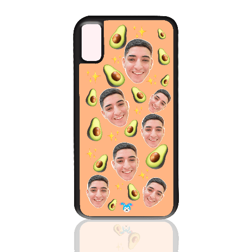 מגן לטלפון בעיצוב אישי אבוקדו (Avocado) – עם תמונה, שם או כיתוב | שוגיס - מתנה אישית מקורית