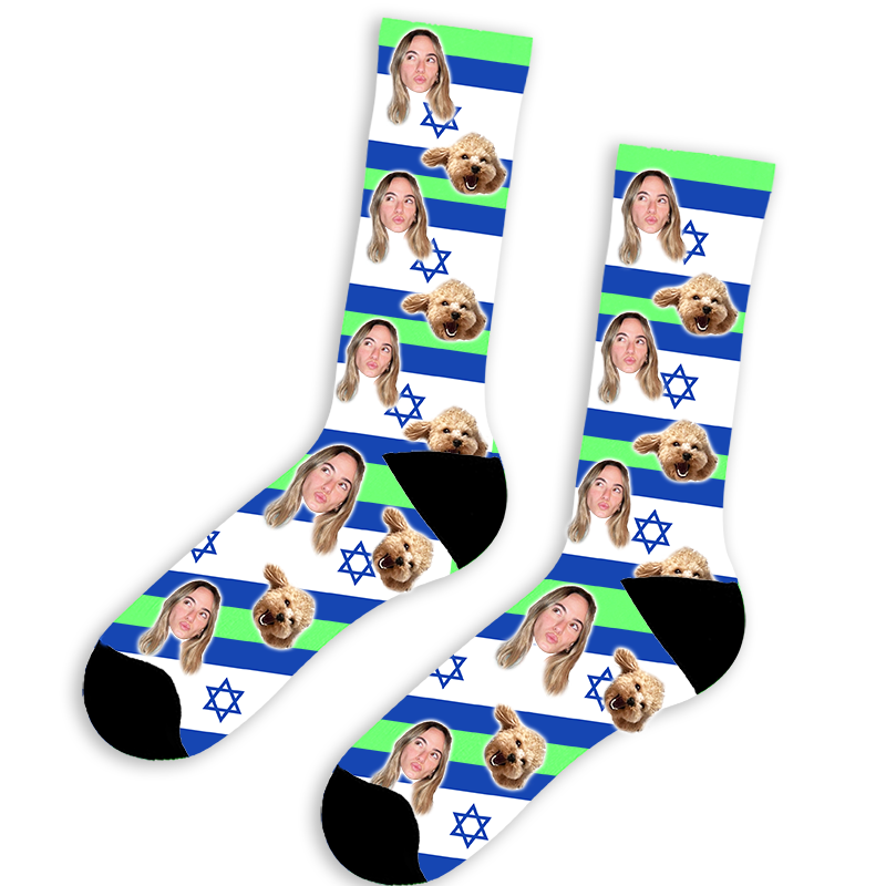 גרביים עם פרצוף - שוגיס פטריוט