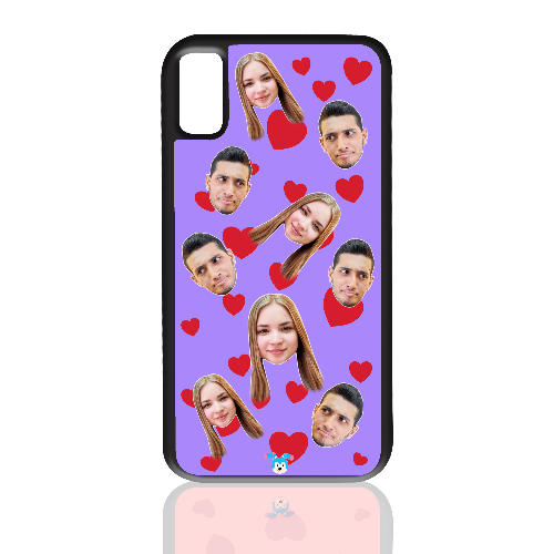 מגן לטלפון בעיצוב אישי - לבבות