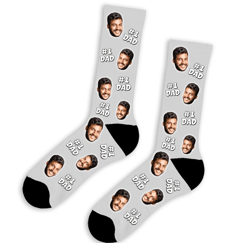 גרביים לאבא #1 | מתנה אישית בהדפסה מהירה