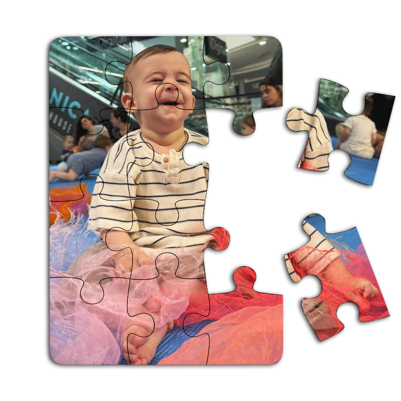 פאזל עם תמונה בעיצוב אישי - 12 חלקים