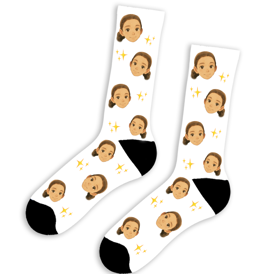 גרביים עם איור