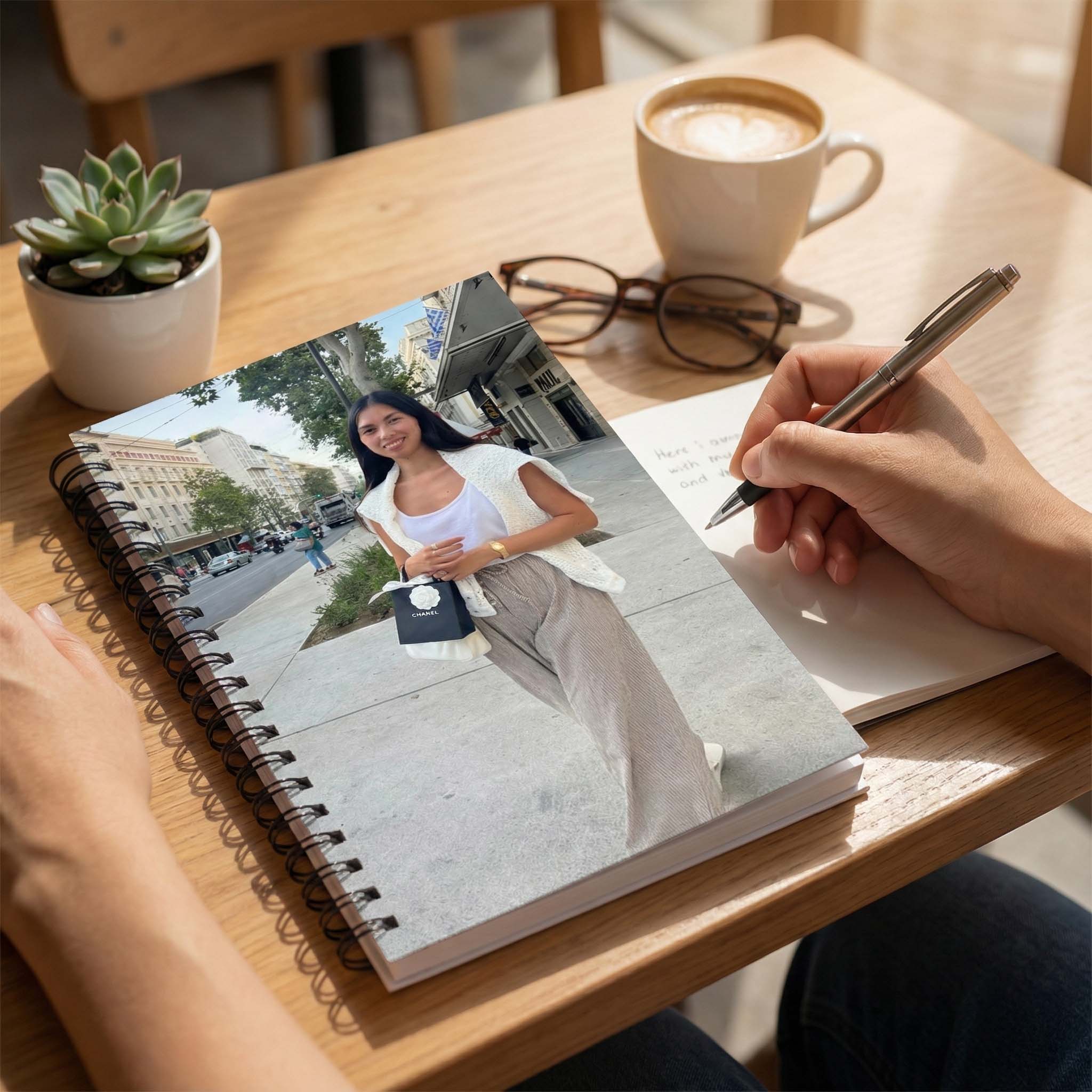מחברת בעיצוב אישי עם תמונה