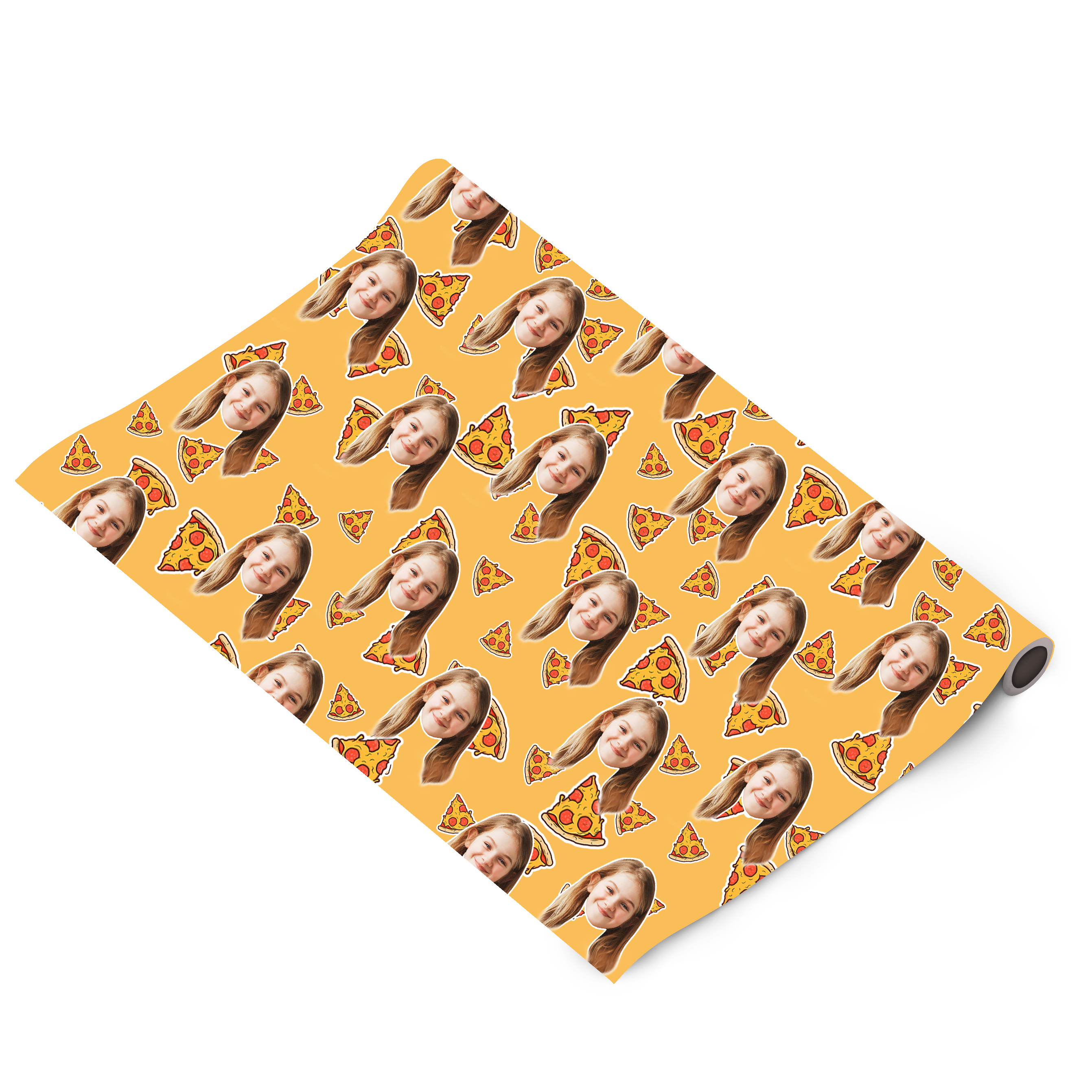 נייר עטיפה פיצה עם פרצוף