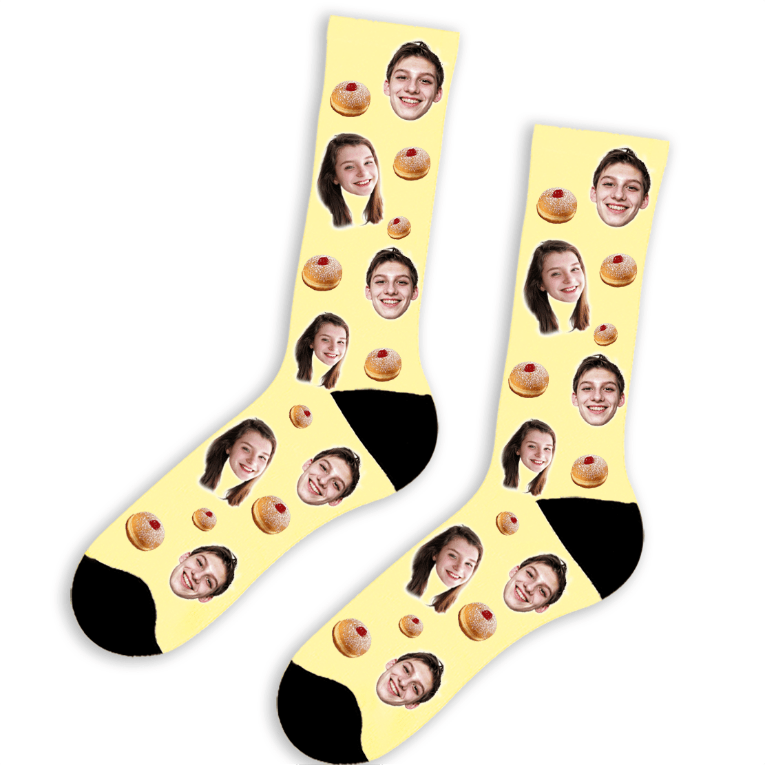 גרביים עם סופגניות 🍩 - דגם פופולרי במלאי