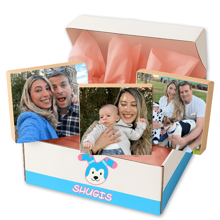 מארז שלושה בלוקים מעץ