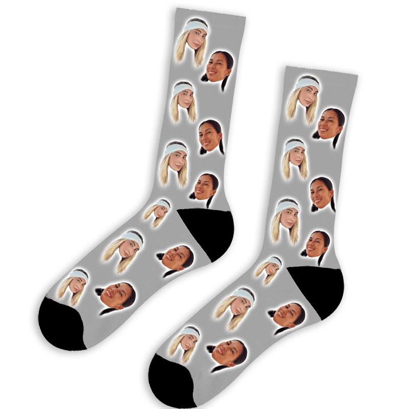 גרביים עם פרצופים | מתנה אישית בהדפסה מהירה