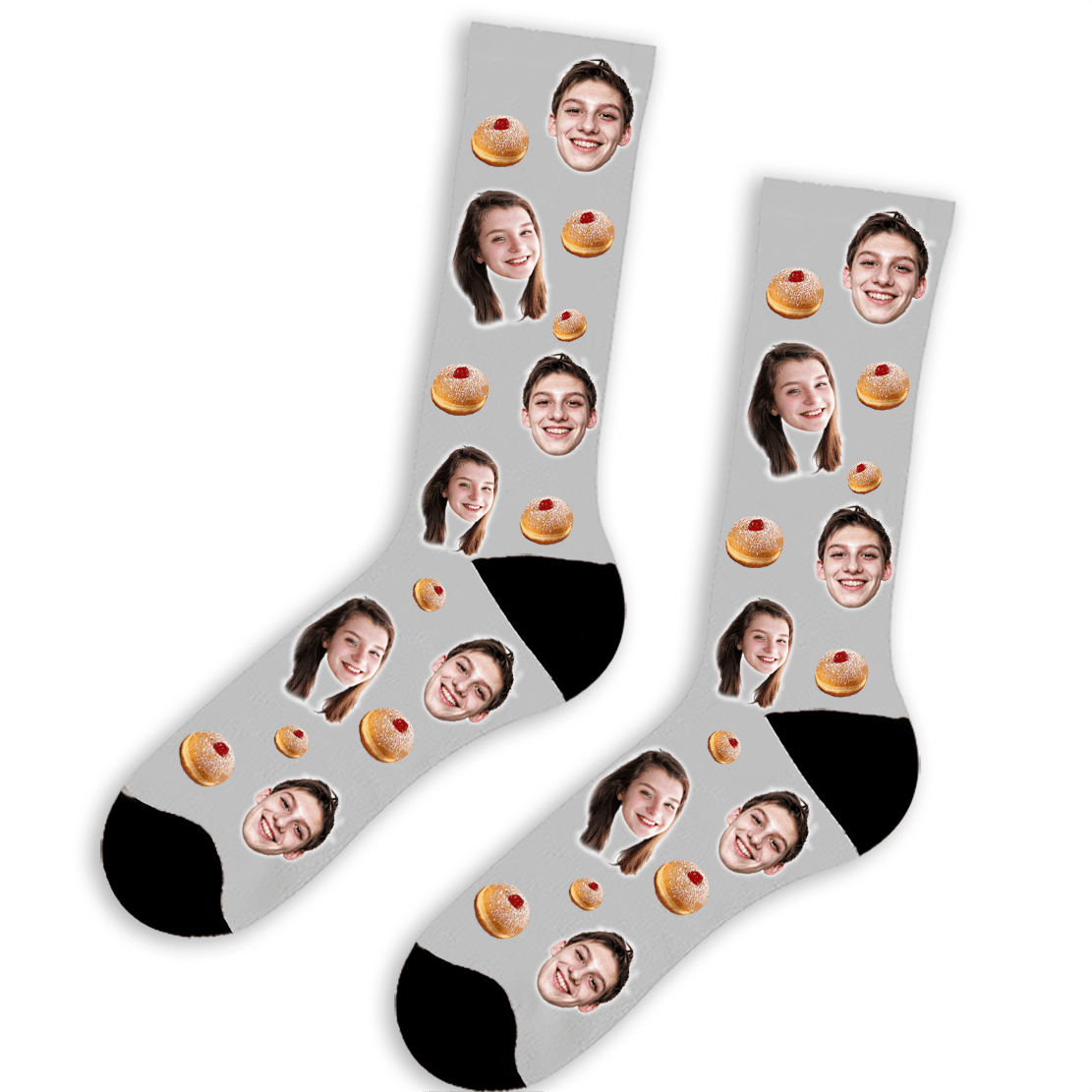 גרביים עם סופגניות 🍩 - תמונה אמיתית של המוצר