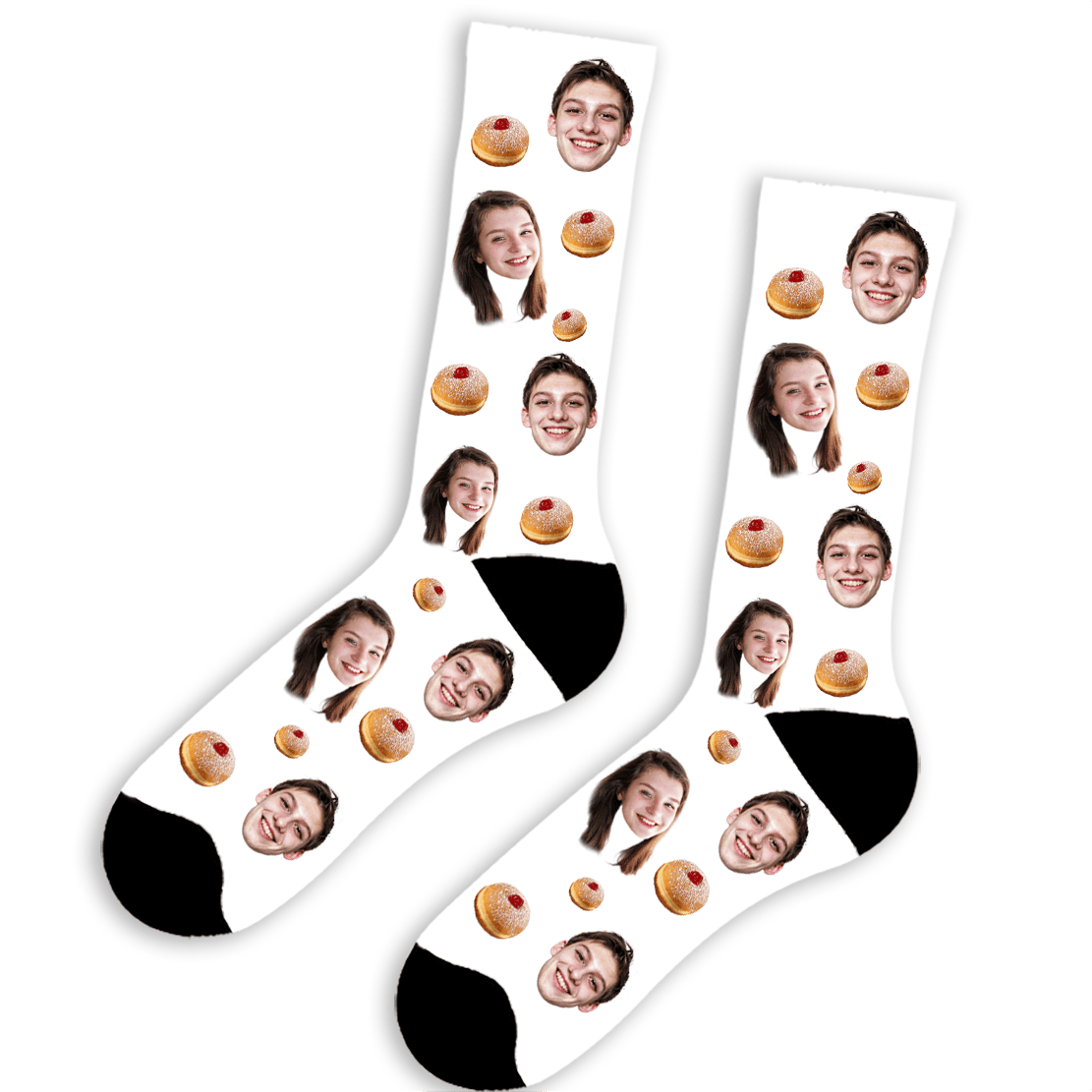 גרביים עם סופגניות 🍩 - תמונה אמיתית של המוצר