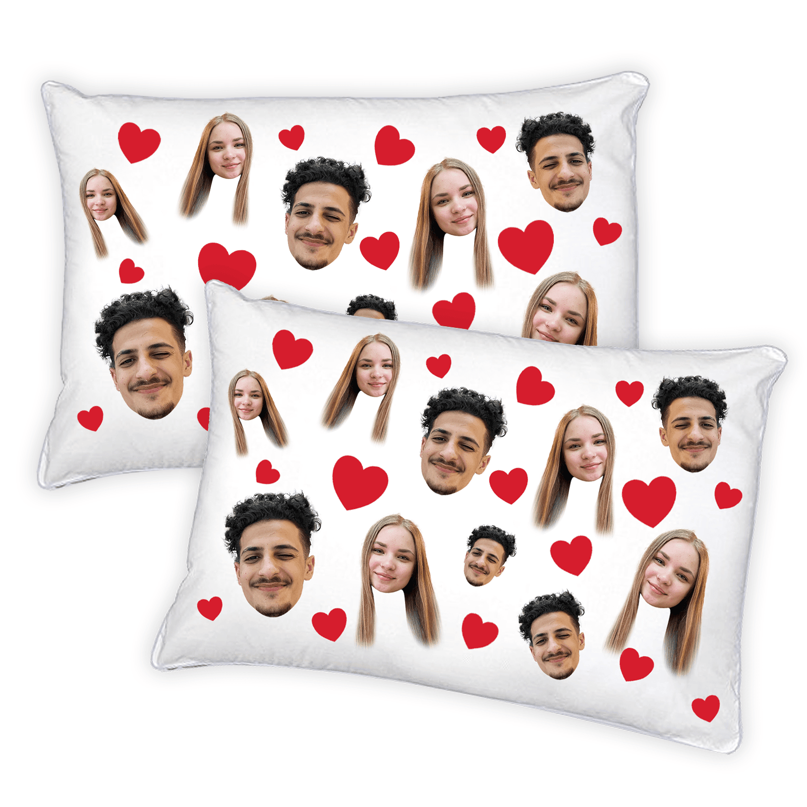 זוג ציפיות לבבות - מתנה אישית בעיצוב מותאם