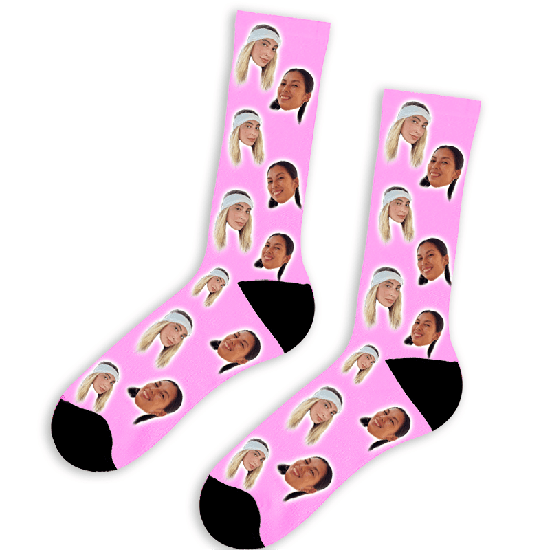 גרביים עם פרצופים - תמונה אמיתית של המוצר