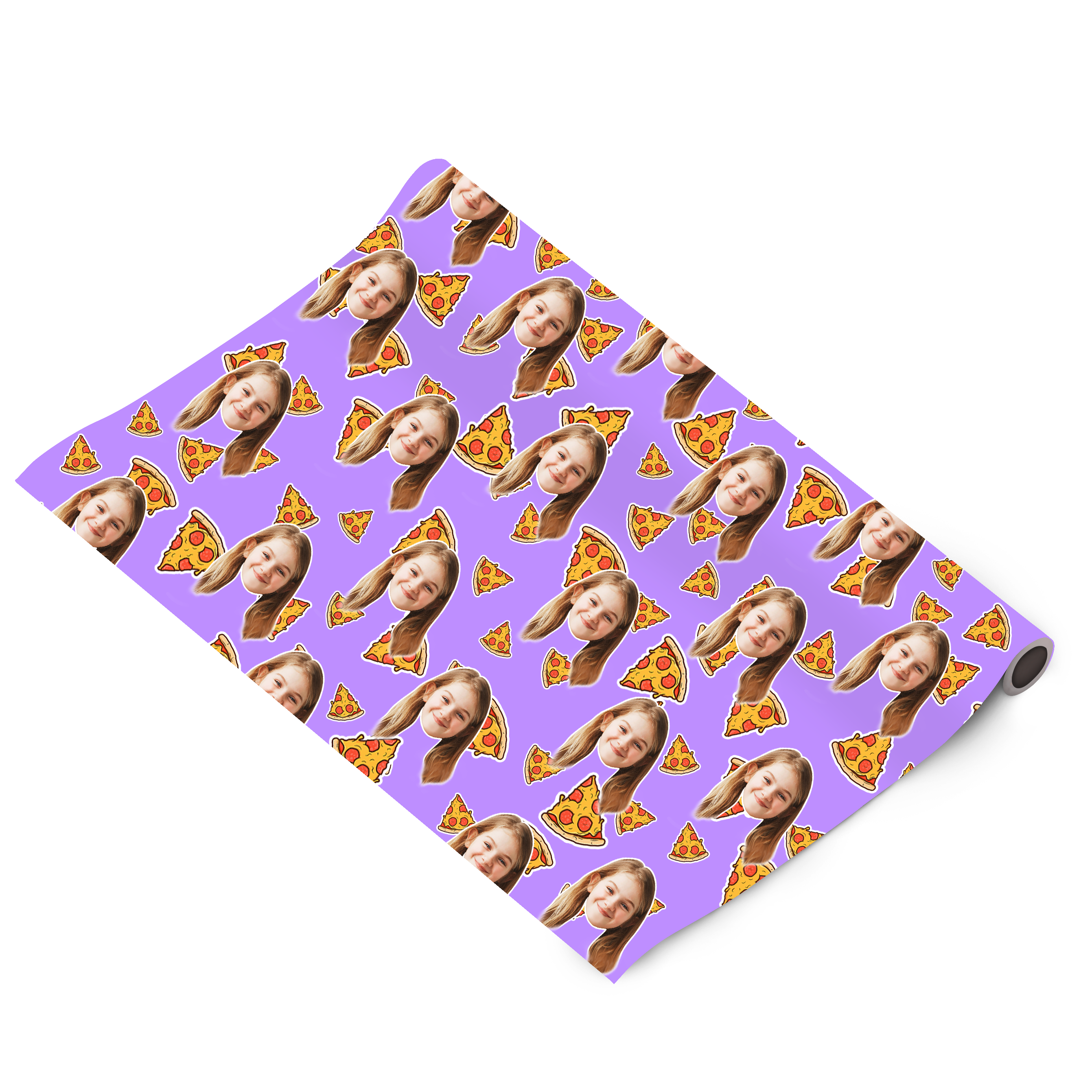 נייר עטיפה פיצה עם פרצוף
