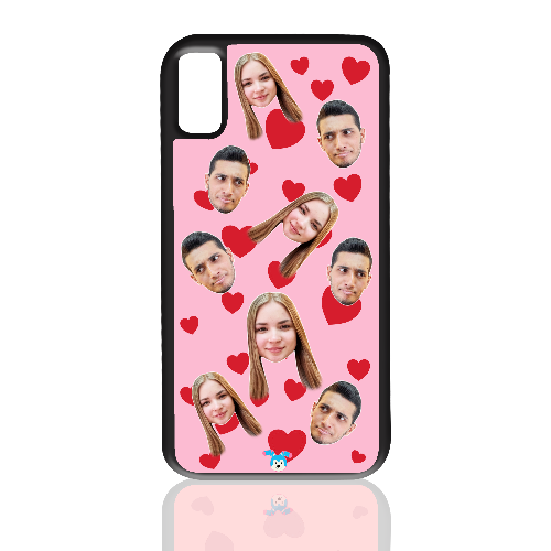 מגן לטלפון בעיצוב אישי - לבבות