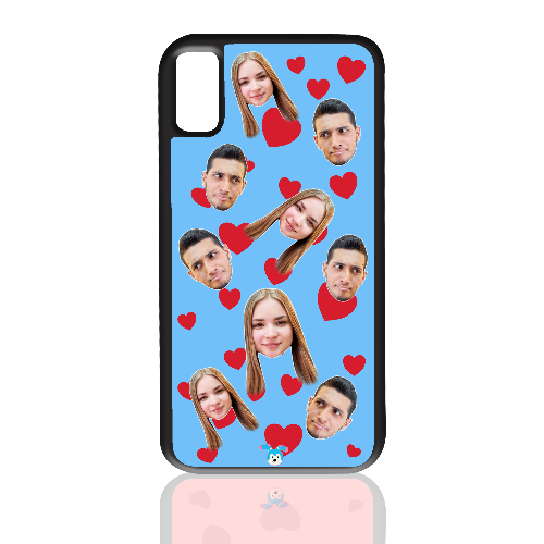 מגן לטלפון בעיצוב אישי - לבבות