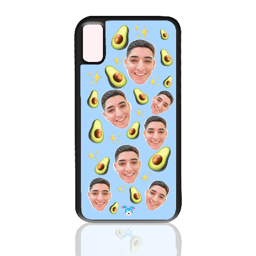 מגן לטלפון בעיצוב אישי אבוקדו (Avocado) – עם תמונה, שם או כיתוב - מגן לאייפון בעיצוב אישי