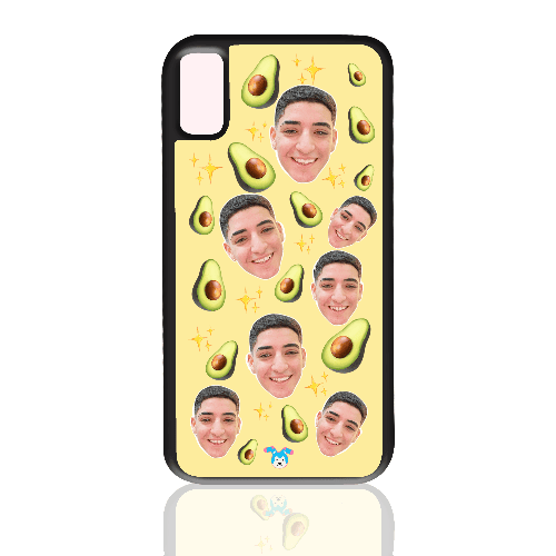 מגן לטלפון בעיצוב אישי אבוקדו (Avocado) – עם תמונה, שם או כיתוב | שוגיס - מתנה אישית מקורית