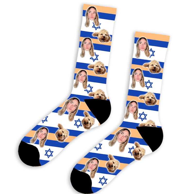 גרביים עם פרצוף - שוגיס פטריוט