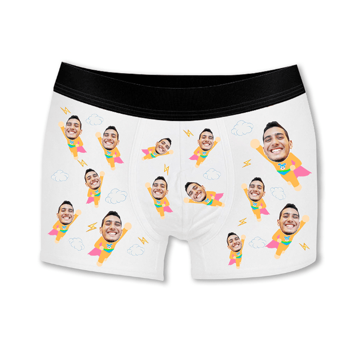 בוקסר לגיבור שלי - בוקסר עם הדפסה אישית