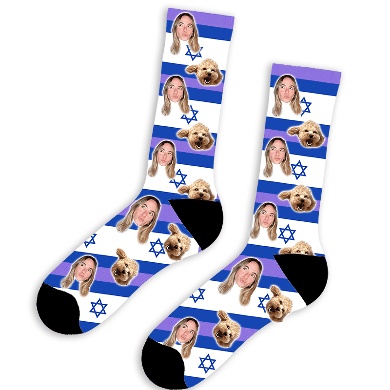 גרביים עם פרצוף - שוגיס פטריוט - מתאים גם כמתנה לזוג