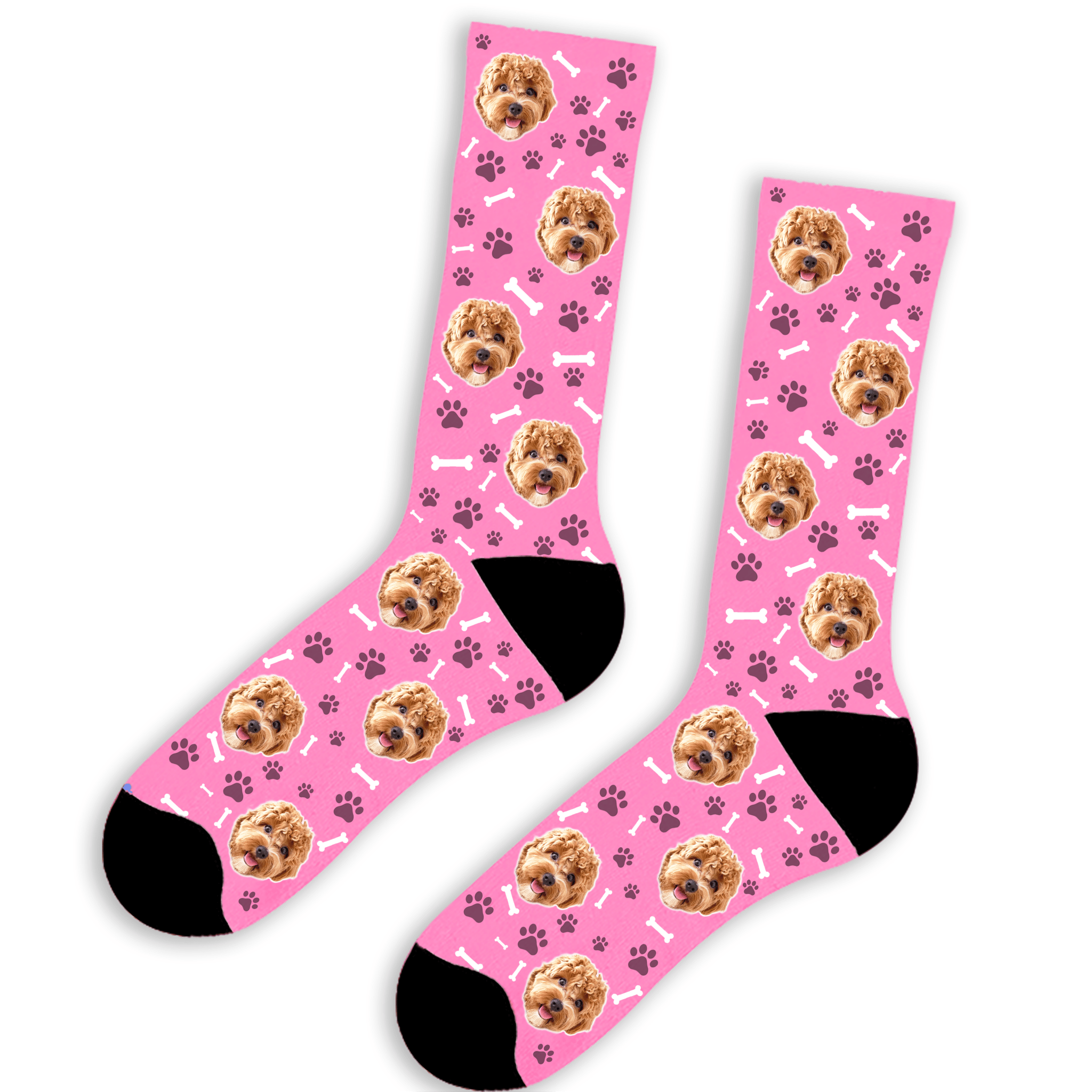 הכלב שלי על גרביים - גרביים מודפסות בעיצוב אישי