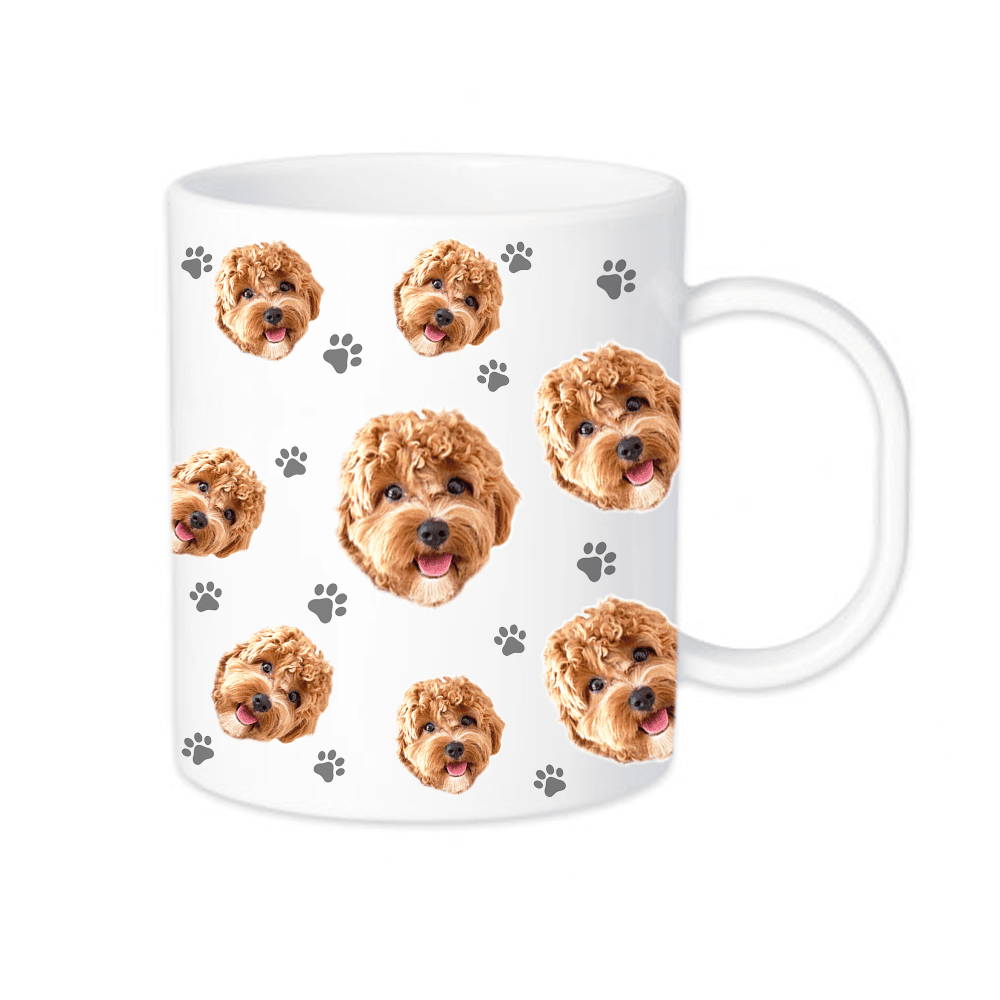 הכלב שלי על ספל - ספל בעיצוב אישי