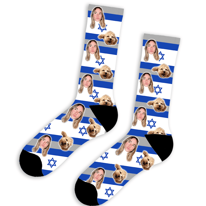 גרביים עם פרצוף - שוגיס פטריוט - מתאים גם כמתנה לזוג