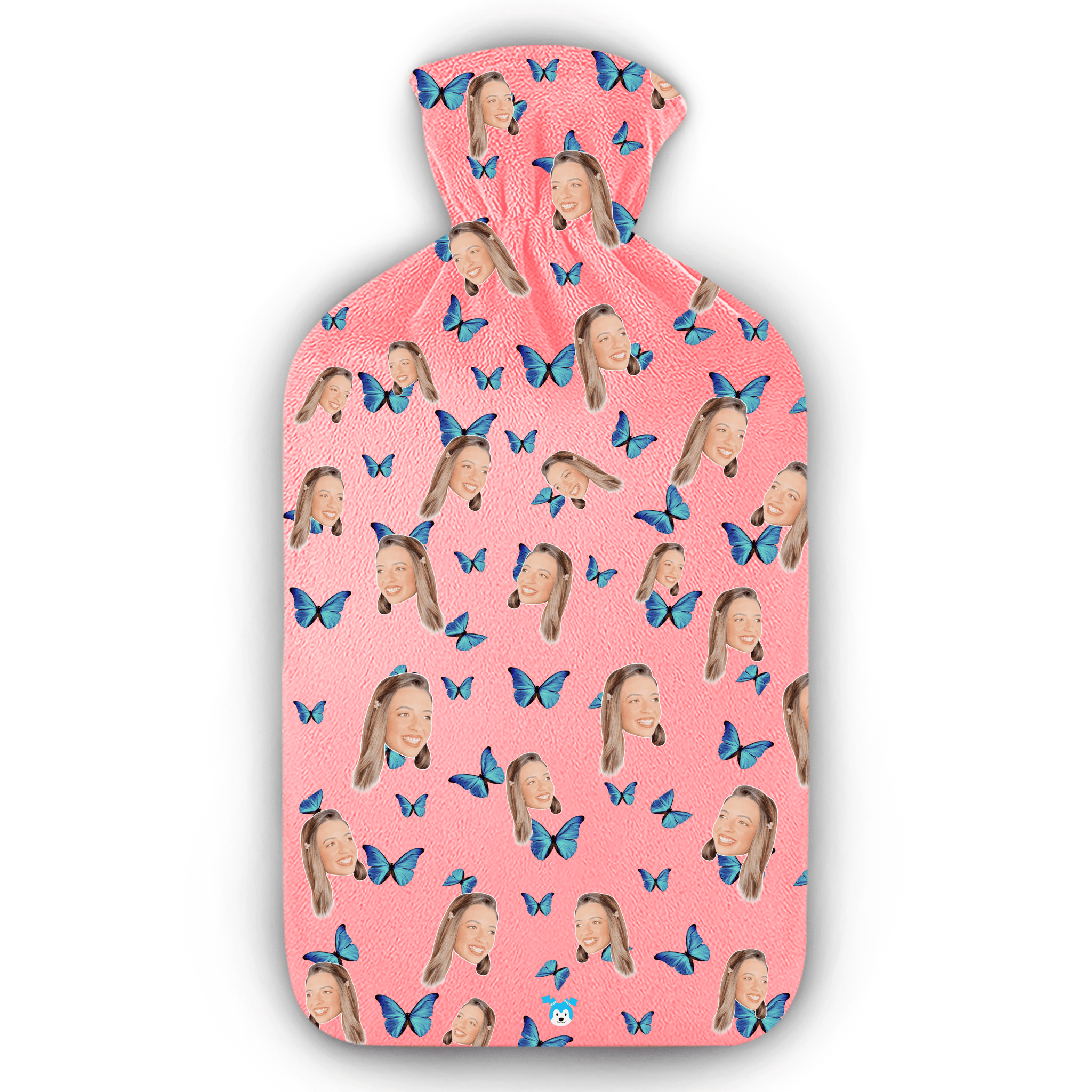 בקבוק מים חמים פרפרים - הדפסה איכותית על הבקבוק