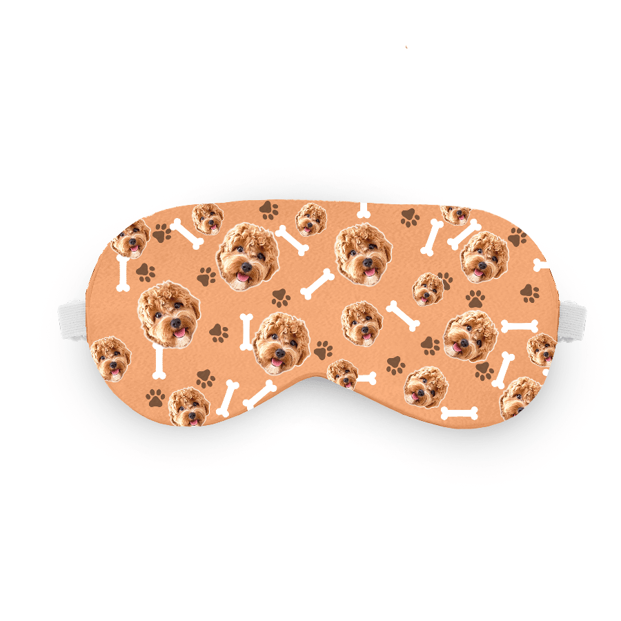 הכלב שלי על כיסוי עיניים – כיסוי עיניים עם תמונה של הכלב בעיצוב אישי | שוגיס - מסכת שינה ממותגת