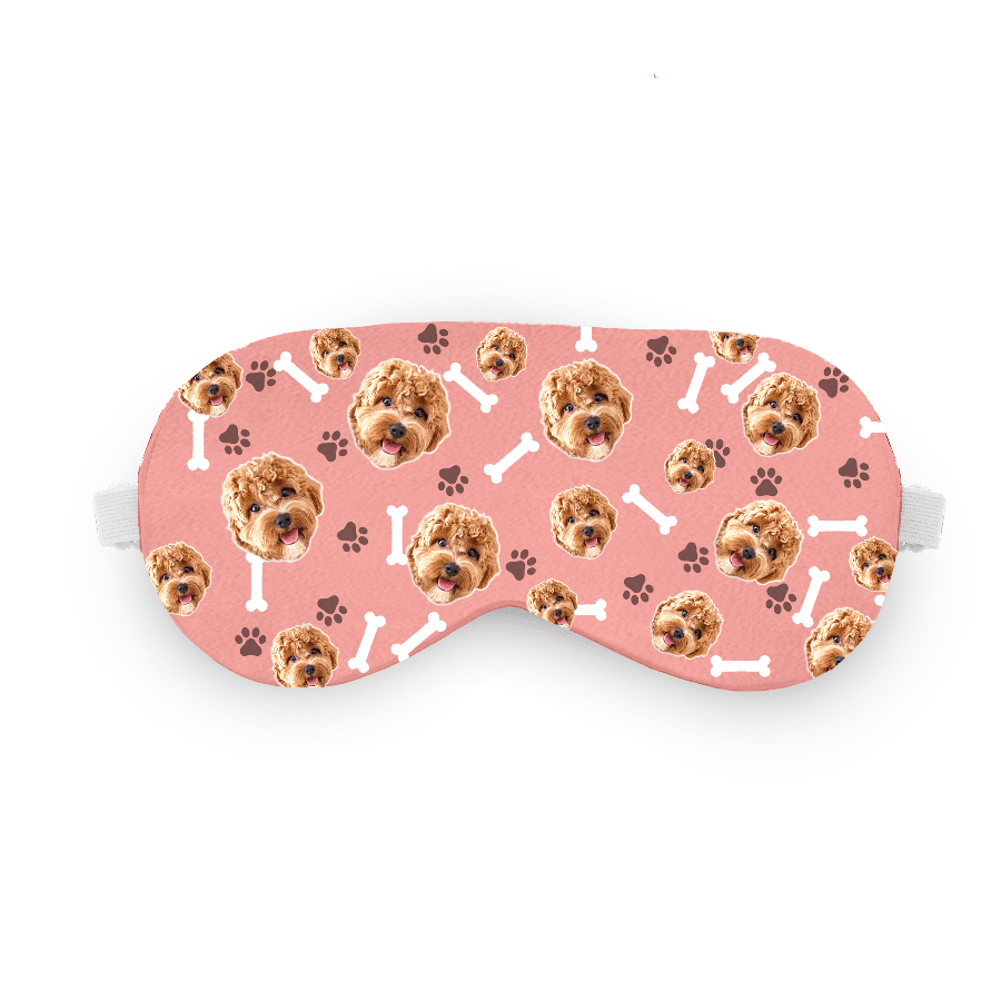 הכלב שלי על כיסוי עיניים – כיסוי עיניים עם תמונה של הכלב בעיצוב אישי - תמונה אמיתית של המוצר